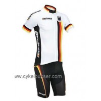 Nazionale Tedesca Teams Radbekleidung Radtrikot Kurzarm und Fahrradhosen Kurz YWA0P