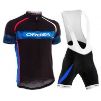 2015 Orbea Schwarz-blau Fahrradbekleidung Radteamtrikot Kurzarm+Kurz Radhose Kaufen KE7I9