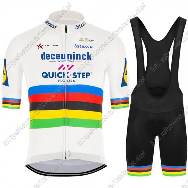 Deceuninck quick step 2021 UCI World Champion Fahrradbekleidung Radteamtrikot Kurzarm+Kurz Radhose Kaufen MJFUT Deceuninck quick step 2021 UCI World Champion Fahrradbekleidung Radteamtrikot Kurzarm+Kurz Radhose Kaufen MJFUT