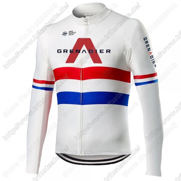 Team INEOS Grenadier 2021 Fahrradbekleidung Radtrikot Langarm WREEY Team INEOS Grenadier 2021 Fahrradbekleidung Radtrikot Langarm WREEY