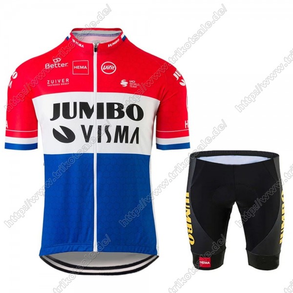 Jumbo Visma 2021 Dutch Fahrradbekleidung Satz Fahrradtrikot Kurzarm Trikot Und Kurz Radhose RPDHX Jumbo Visma 2021 Dutch Fahrradbekleidung Satz Fahrradtrikot Kurzarm Trikot Und Kurz Radhose RPDHX