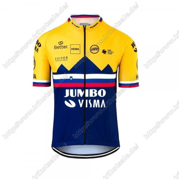 Jumbo Visma 2021 SLOVAKIAN Fahrradtrikot Radsport ESRMG Jumbo Visma 2021 SLOVAKIAN Fahrradtrikot Radsport ESRMG