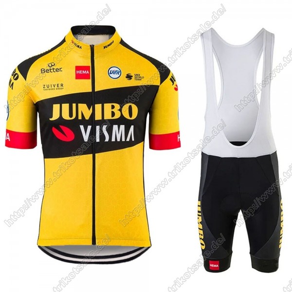 Jumbo Visma 2021 Pro Team Fahrradbekleidung Satz Fahrradtrikot Kurzarm Trikot Und Kurz Radhose WGWTY Jumbo Visma 2021 Pro Team Fahrradbekleidung Satz Fahrradtrikot Kurzarm Trikot Und Kurz Radhose WGWTY