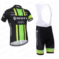 2016 SCOTT Pro Set Fahrradbekleidung Radtrikot Satz Kurzarm+Kurz Radhose C4L2X