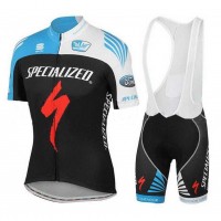 2016 Team Specialized Fahrradbekleidung Radteamtrikot Kurzarm+Kurz Radhose Kaufen Schwarz blau weiß 2KPJR