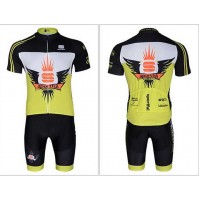 2015 Sportful Fahrradbekleidung Satz Fahrradtrikot Kurzarm Trikot und Kurz Radhose 9CTV6
