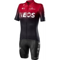 TEAM INEOS 2020 Damen Fahrradbekleidung Set Radtrikot kurzarm+Radhose kurz CASTELLI Radsport-Profi-Team