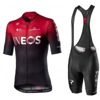TEAM INEOS 2020 Fahrradbekleidung Set Competizione Radtrikot+Competizione Trägerhose CASTELLI Radsport-Profi-Team