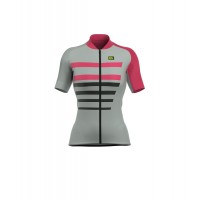 ALE PRR 2.0 PIUMA Damen Fahrradbekleidung Radtrikot grijs pink GZYI1