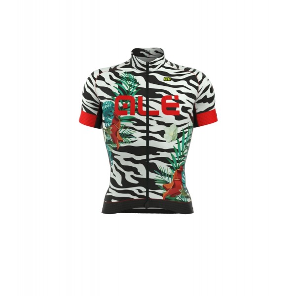 ALE PRR FLOWERS Fahrradbekleidung Radtrikot weiß 3F1BX ALE PRR FLOWERS Fahrradbekleidung Radtrikot weiß 3F1BX