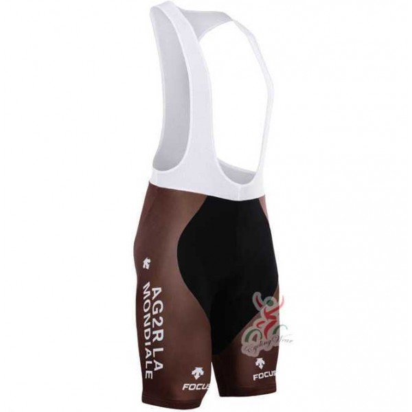 2015 Ag2r La Mondiale Kurz Trägerhose C4QMA