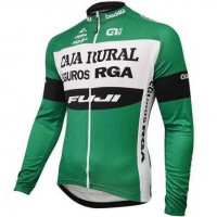 2016 Caja Rural Fahrradbekleidung Radtrikot Langarm 4BY3Y