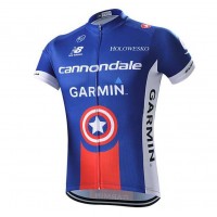 2015 Garmin Cannondale Fahrradtrikot Radsport blau AV6NT