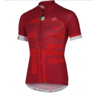 2016 Castelli Veleno Fahrradbekleidung Radtrikot Rot 1RNBB