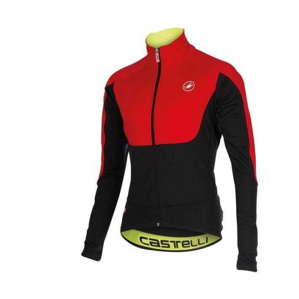 2016-2017 Castelli Fahrradbekleidung Radtrikot Langarm Schwarz Rot 079OX 2016-2017 Castelli Fahrradbekleidung Radtrikot Langarm Schwarz Rot 079OX