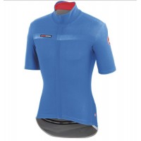 2016 Castelli Gabba 2.0 Fahrradbekleidung Radtrikot blau 7F169