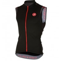 2016 Castelli Entrata 2.0 Wielershirts mouwloos Schwarz Rot 8KI5M