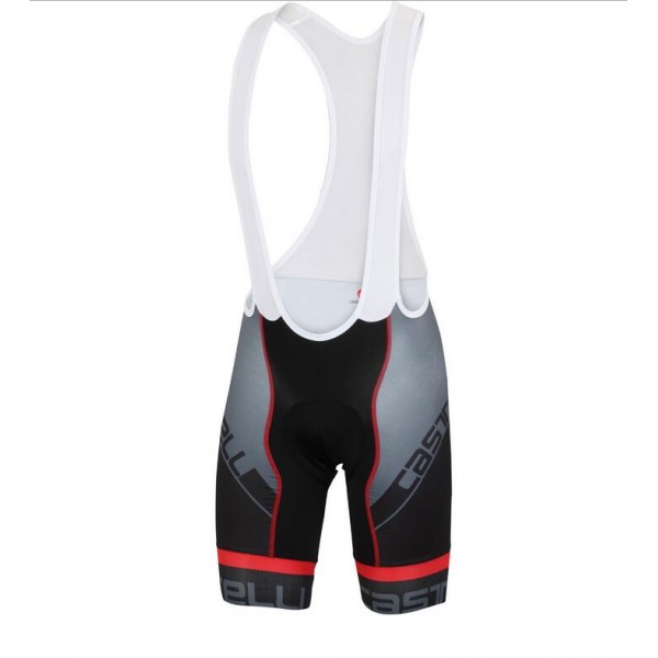 2016 Castelli Volo Kurz Trägerhose Rot 57RPY