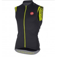 2016 Castelli Entrata 2.0 Wielershirts mouwloos Schwarz gelb 866OU