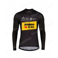New Style Jumbo Visma 2021 Team Fietsshirt Lange Mouw 11ICOs