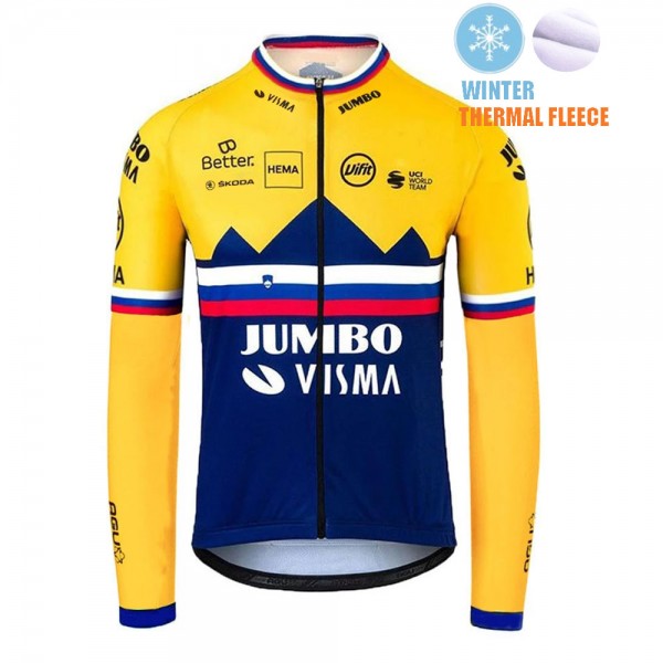 Winter Fleece Jumbo Visma SLovenia Pro Team 2021 Fahrradtrikot Radsport 7zwVzA Winter Fleece Jumbo Visma SLovenia Pro Team 2021 Fahrradtrikot Radsport 7zwVzA