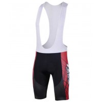 2014 Fox Bike Teams Fahrradbekleidung Kurz Trägerhose Schwarz Rot DU9L7