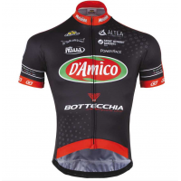 2016 GSG Fahrradtrikot Radsport Rot Schwarz 48FU2