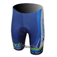 2013 Green Edge ORICA Kurz Radhose blau 2013 B2OKW