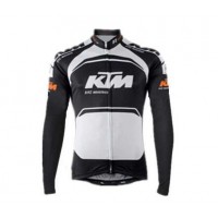 2015 KTM Pro team Schwarz weiß lange mouw 7NGF4