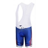 Katusha Russia Kurz Trägerhose weiß Rot HPLIO