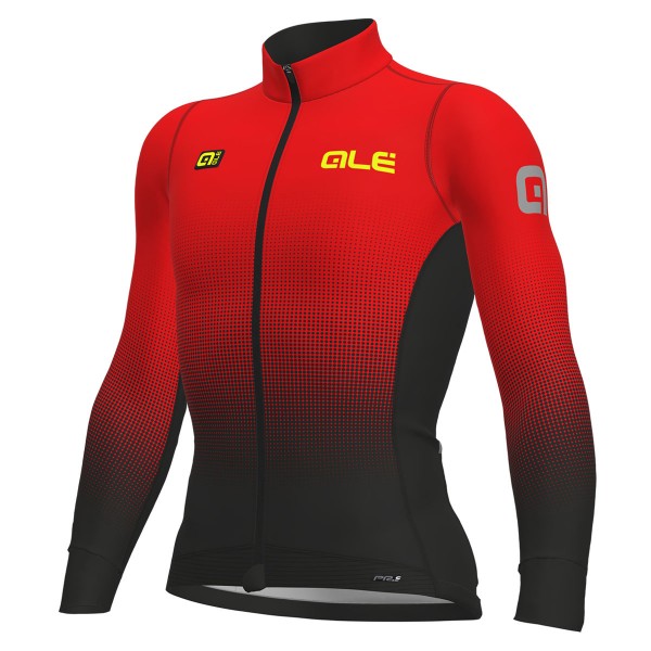 Ale PRS Dots DWR-Rot Fahrradbekleidung Radtrikot Langarm EUFEK Ale PRS Dots DWR-Rot Fahrradbekleidung Radtrikot Langarm EUFEK