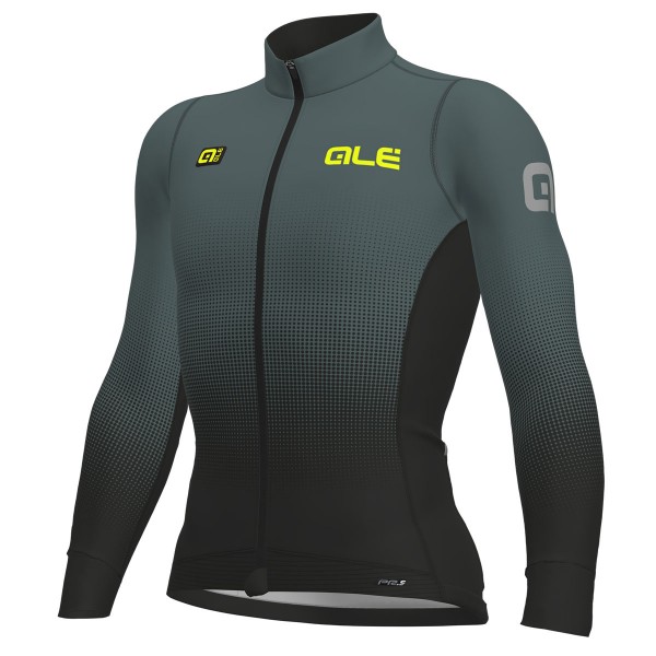 Ale PRS Dots DWR-grijs Fahrradbekleidung Radtrikot Langarm AIQ1N Ale PRS Dots DWR-grijs Fahrradbekleidung Radtrikot Langarm AIQ1N
