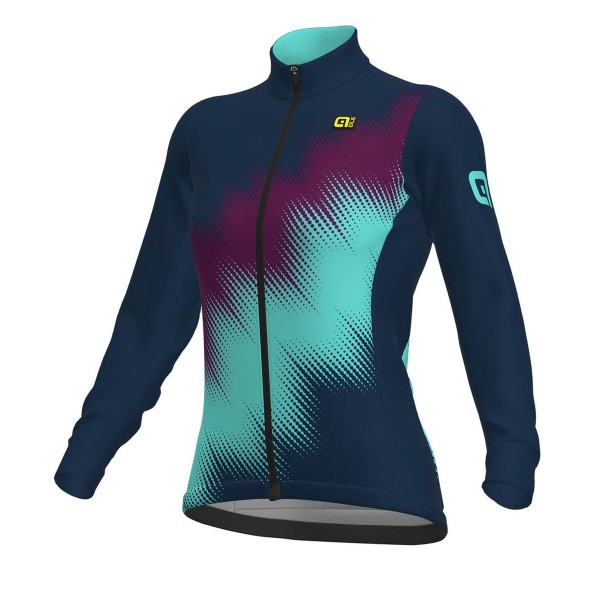 Damen Ale Solid Pulse-blau Fahrradbekleidung Radtrikot Langarm 7NL7Z Damen Ale Solid Pulse-blau Fahrradbekleidung Radtrikot Langarm 7NL7Z