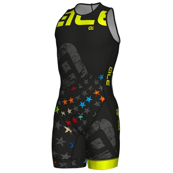 Body Mouwloze ALE long tri stelle zip retro 662ZY Body Mouwloze ALE long tri stelle zip retro 662ZY