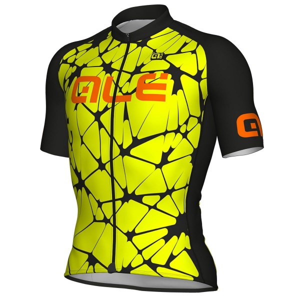 Ale Solid Cracle-gelb Fahrradbekleidung Radtrikot 1XBSO Ale Solid Cracle-gelb Fahrradbekleidung Radtrikot 1XBSO