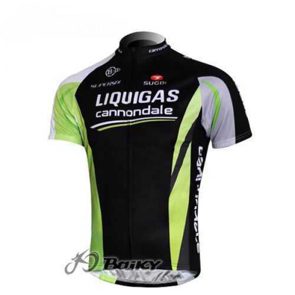 Liquigas Cannondale Pro Team Fahrradtrikot Radsport Schwarz grün 58MUT Liquigas Cannondale Pro Team Fahrradtrikot Radsport Schwarz grün 58MUT