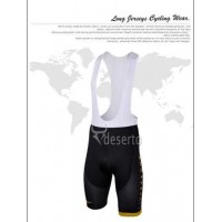 Livestrong Kurz Radhose Schwarz gelb 2013 22RL7