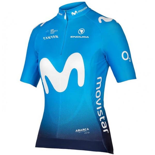 MOVISTAR TEAM 2018 Dame Fahrradbekleidung Radtrikot BACKV MOVISTAR TEAM 2018 Dame Fahrradbekleidung Radtrikot BACKV