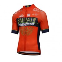 Bahrain Merida 2018 Fahrradbekleidung Radtrikot 4NUET