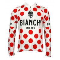 BIANCHI MILANO LEGGENDA climbers tricot Fahrradbekleidung Radtrikot Langarm 48DRC