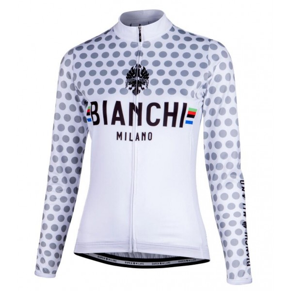 BIANCHI MILANO TERMENO Damen weiß Fahrradbekleidung Radtrikot Langarm 9X358 BIANCHI MILANO TERMENO Damen weiß Fahrradbekleidung Radtrikot Langarm 9X358