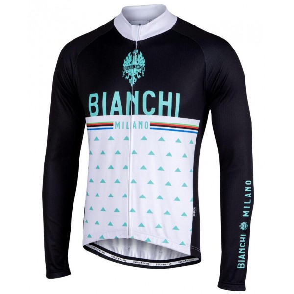BIANCHI MILANO Nalles weiß Fahrradbekleidung Radtrikot Langarm 3HGWX BIANCHI MILANO Nalles weiß Fahrradbekleidung Radtrikot Langarm 3HGWX