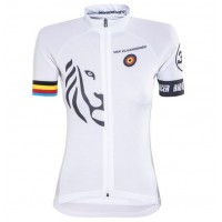 Bioracer Van Vlaanderen Damen weiß Schwarz 2018 Fahrradbekleidung Radtrikot 0UUPU