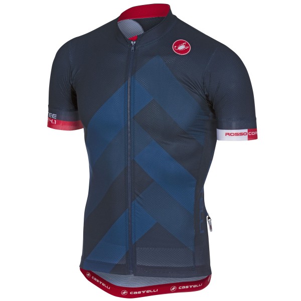 Castelli Free AR 4.1 blau Fahrradbekleidung Radtrikot BN6O5 Castelli Free AR 4.1 blau Fahrradbekleidung Radtrikot BN6O5