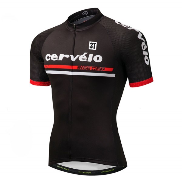 2018 Cervelo 3T Schwarz Fahrradbekleidung Radtrikot 0FNZ5
