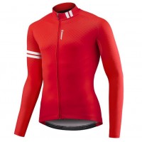 Giant Podium Fahrradbekleidung Radtrikot Langarm red/white EL1W5