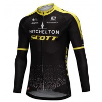 Mitchelton Scott 2018 Fahrradbekleidung Radtrikot Langarm 4FM72