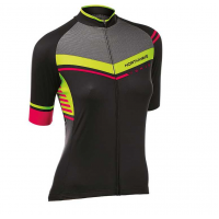 2016 NorthWave Fahrradtrikot Radsport Damen Schwarz Rot 0D9KJ