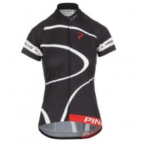 2016 Pinarello Fahrradbekleidung Radtrikot Schwarz Vrouw 3GDOI