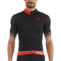 2016 Pinarello Fahrradbekleidung Radtrikot Rot Schwarz 5X7HN